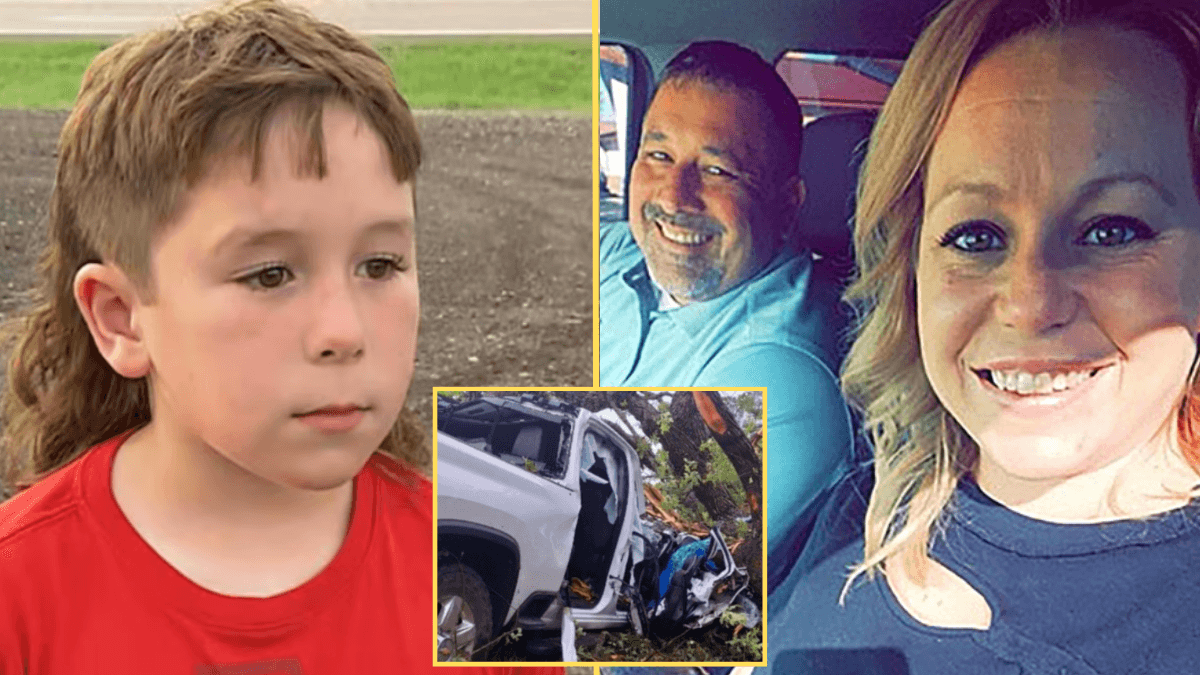Parents Get Trapped Under Car in Tornado Storm - Their 9-Year-Old Jumps Into Action