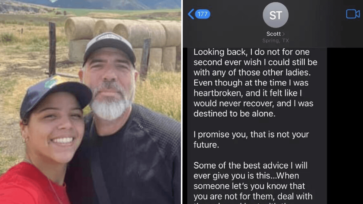 Dad Witnesses His Daughter Get Dumped - So He Tells Her to "Be the Bull"