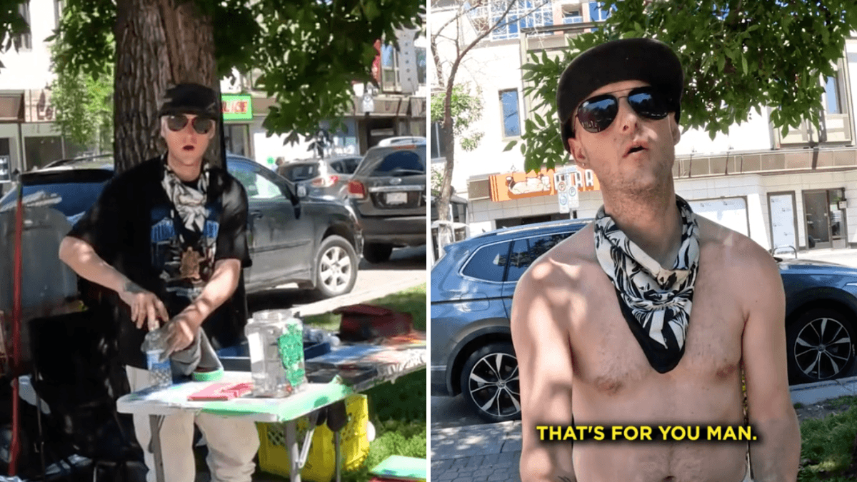Stranger Comes Across Artist On the Street - Gives Him Way More Than a Commission