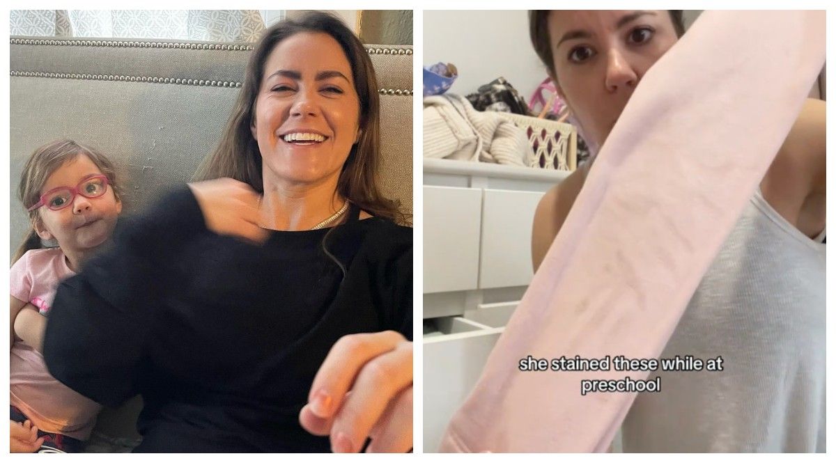 Mom Says Her Kid Goes to School in Stained Clothing - Strangers Were Taken by Surprise