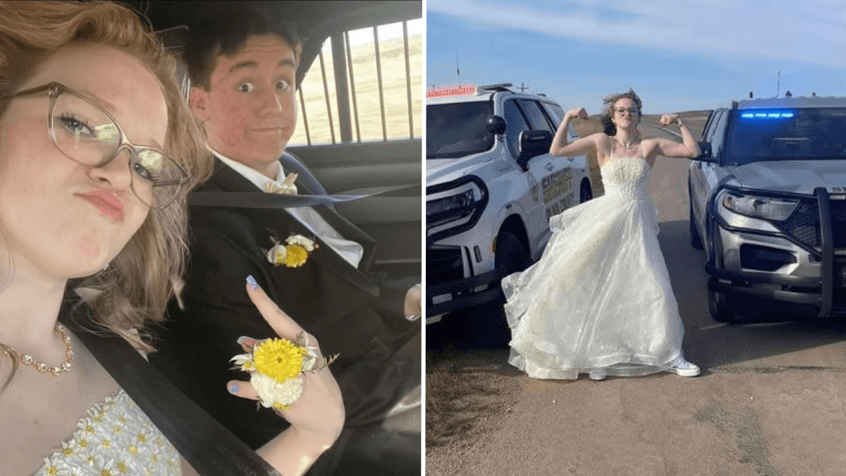 Two Teens Got Stranded on Their Way to Prom - Later, They Pull up in the Back of a Police Car