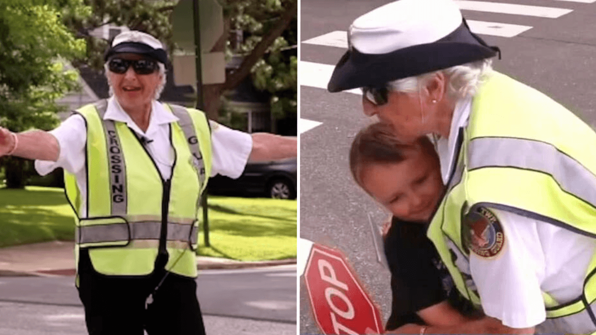 Elderly​ Crossing Guard Retires After 47 Years - So Students Plan a Surprise