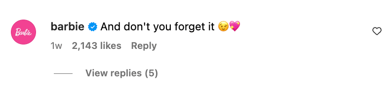 Screenshot of a comment