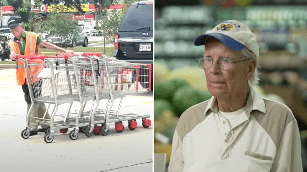 90-Year-Old Pushes Carts To Afford Food - So a Stranger Takes Matters Into Her Own Hand