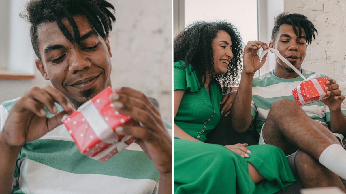 Husband Opens Small Package From His Wife - What’s Inside Brings Him to Tears