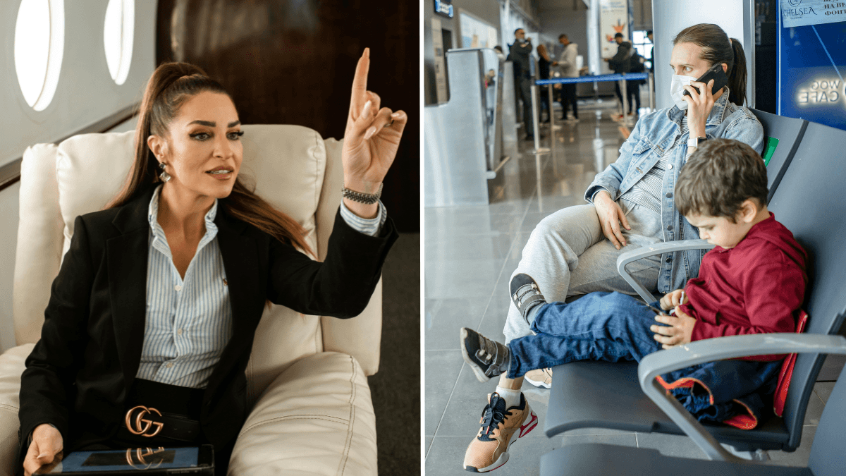 Mom Asks Woman To Give Up Her First-Class Seat For Her Child - People Are Applauding Her Response