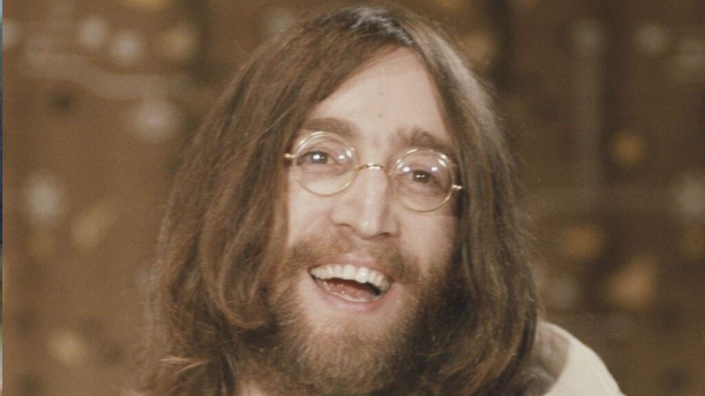 John Lennon smiling