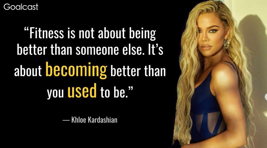 fitness quotes khloe kardashian