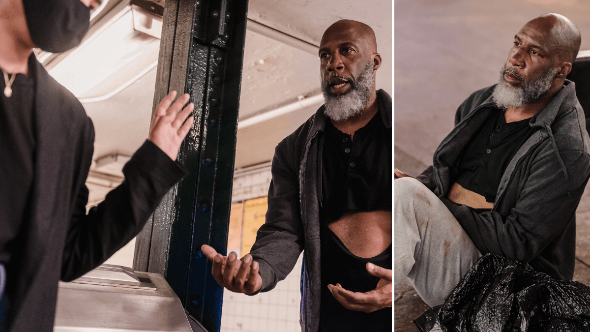 Server Refuses to Give Thirsty Homeless Man a Glass of Water - Stranger Who Heard Their Conversation Follows Him