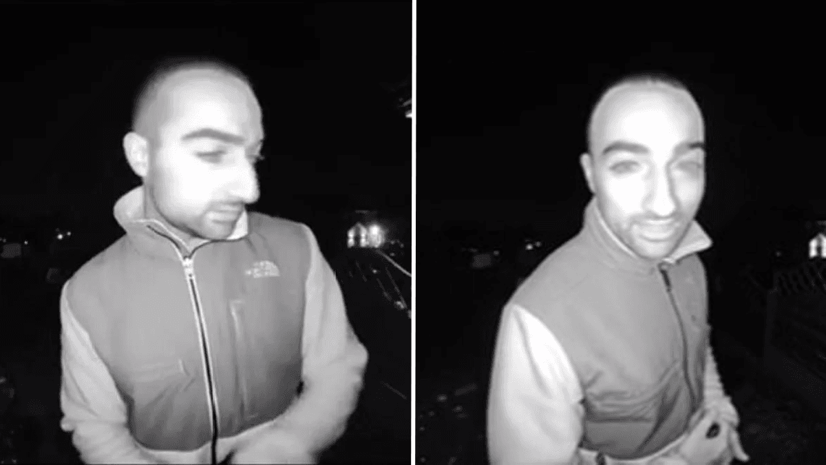 Stranger Shows Up at Womans House in the Middle of the Night - Her Doorbell Camera Catches the Entire Exchange