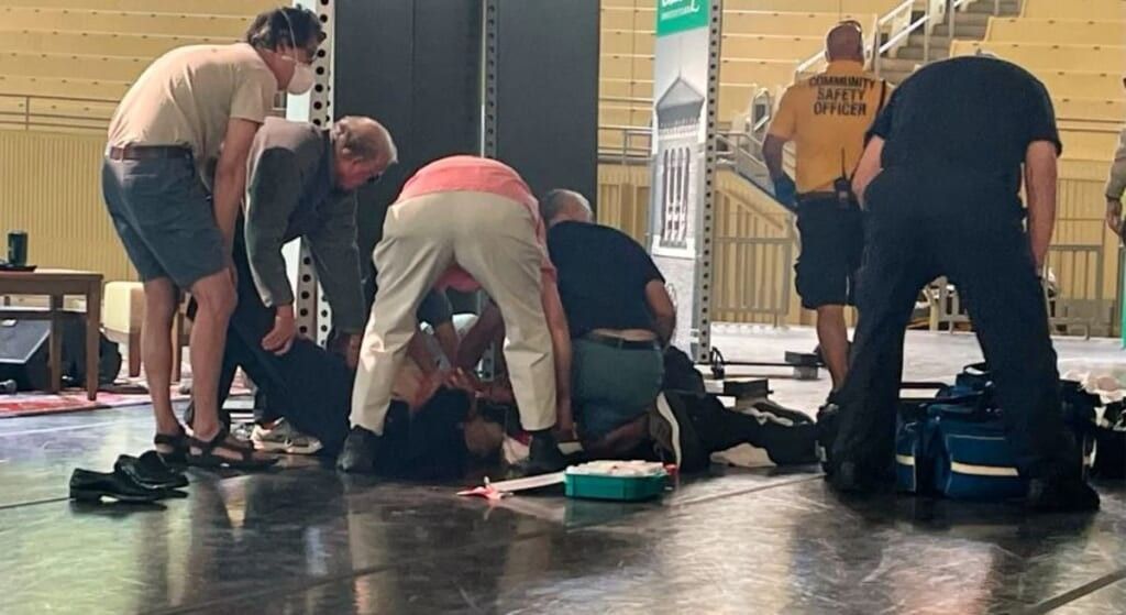 People tend to rushdie after he was attacked during a lecture in chautauqua n