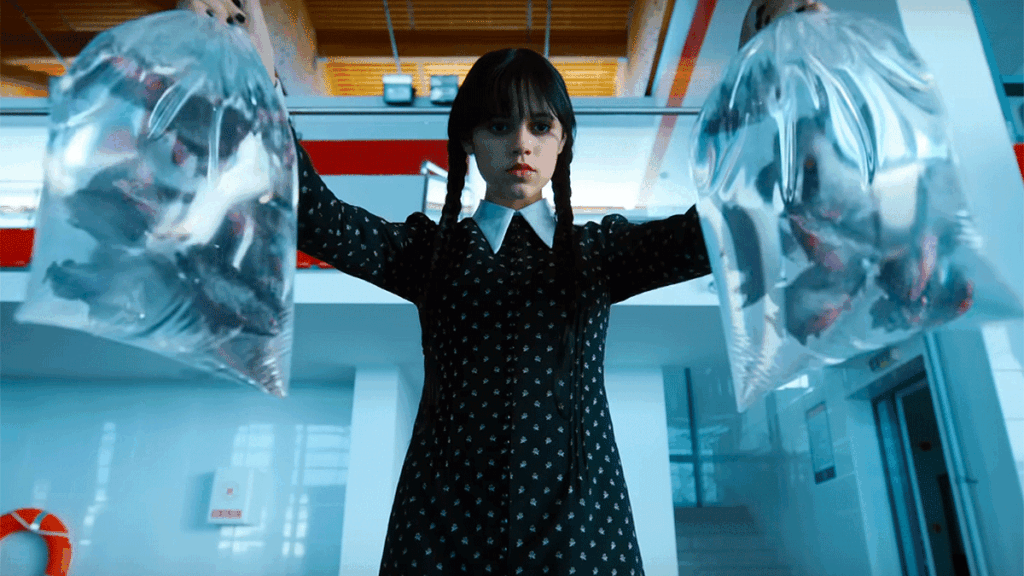 Jenna Ortega as Wednesday Addams in Netflix