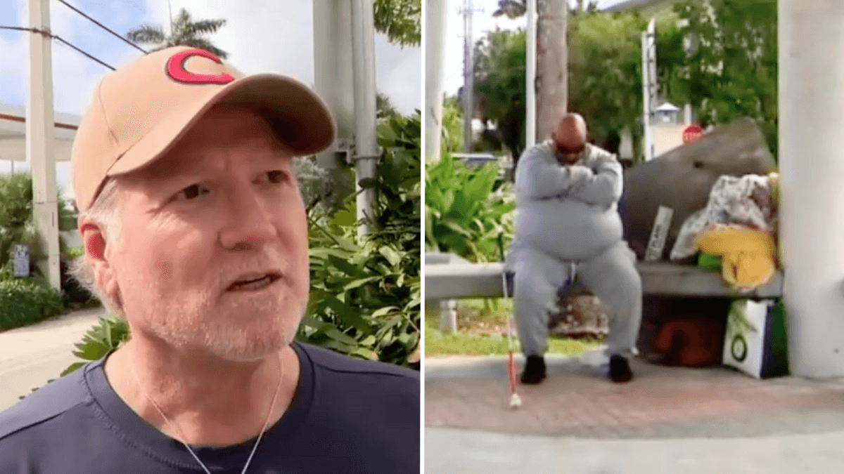 Stranger Walks by Homeless Man Living on a Bus Bench - Notices a Crucial Detail Others Missed