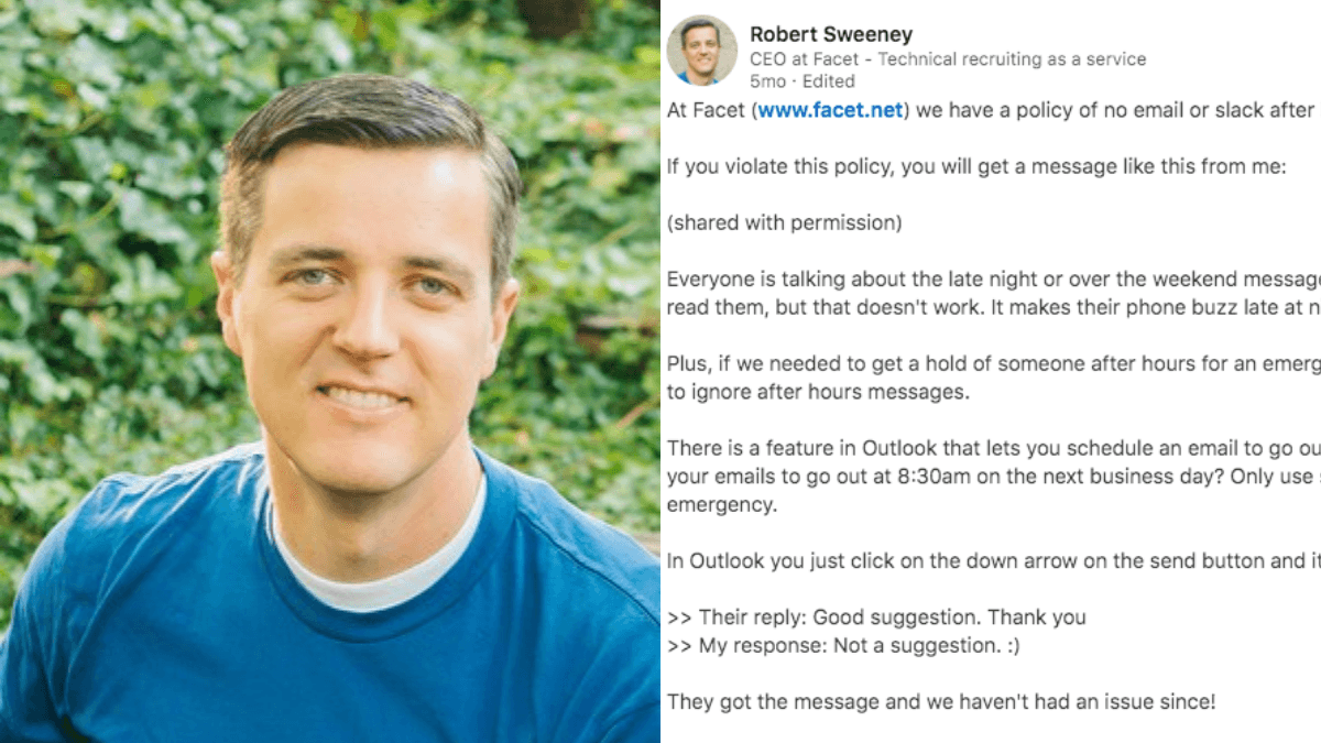 Employee Sends After-Hours Email, CEO Has The Most Impressive Response