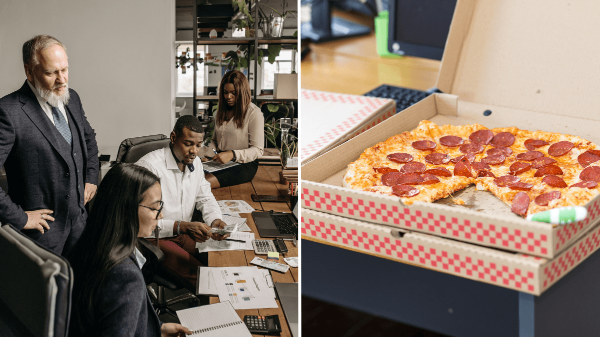 Boss Learns He Has to Fire His Entire Staff in 8 Hours - So He Orders a Pizza Instead