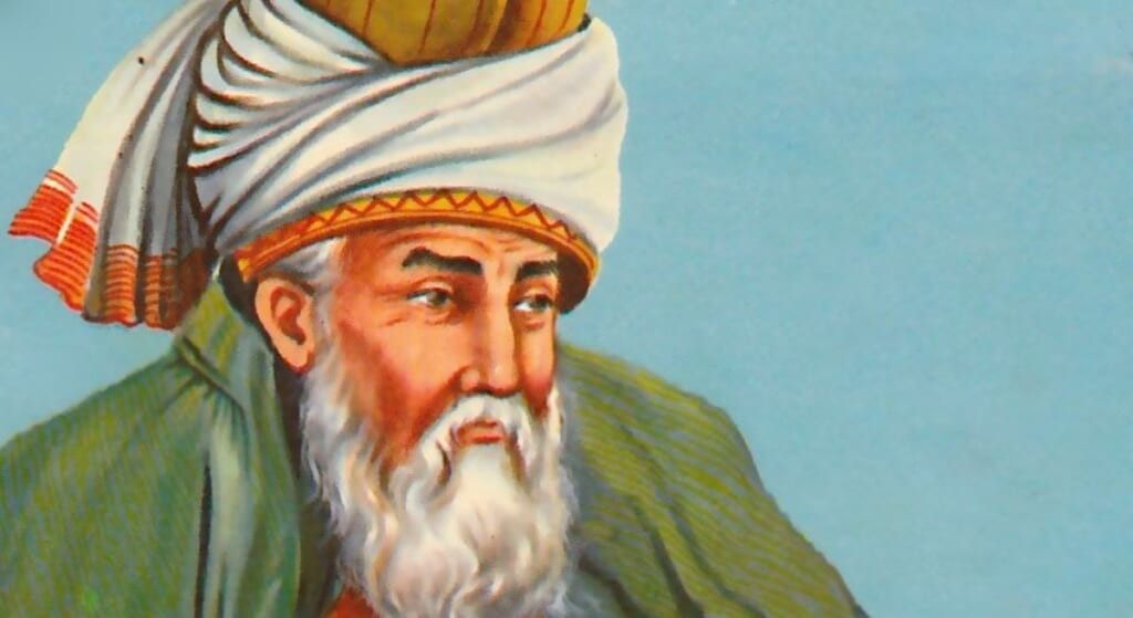 Painting of the 13th century poet, Rumi