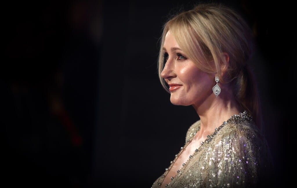 J.K. Rowling attends the European premiere of 