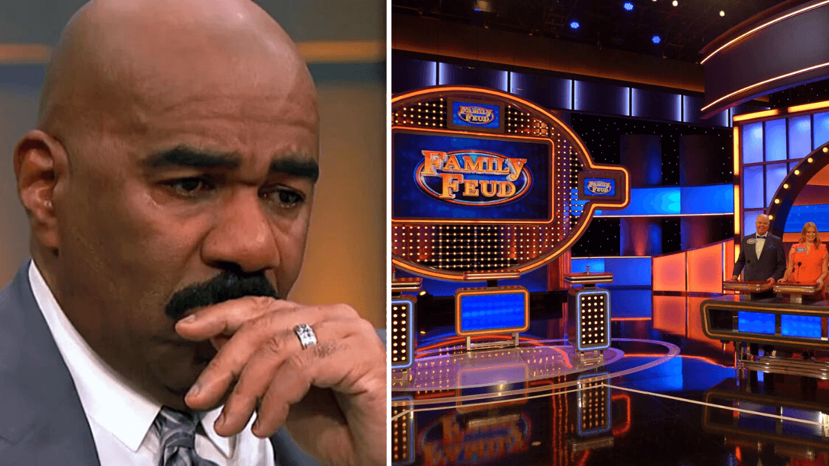 Family Feud Host Steve Harvey Notices Winner Break Down in Tears - The Reason Touches His Heart