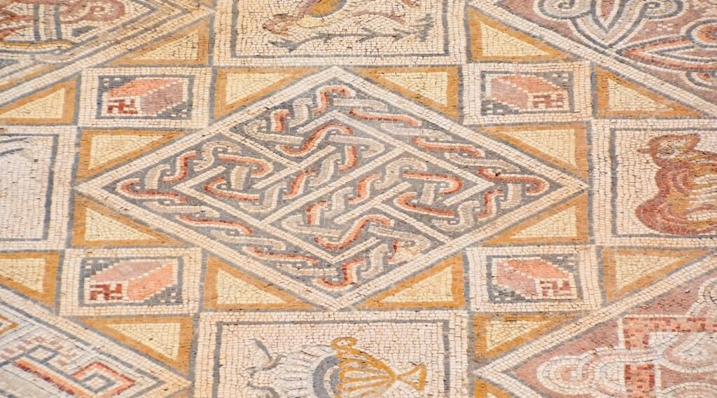 ancient patterns on the ground