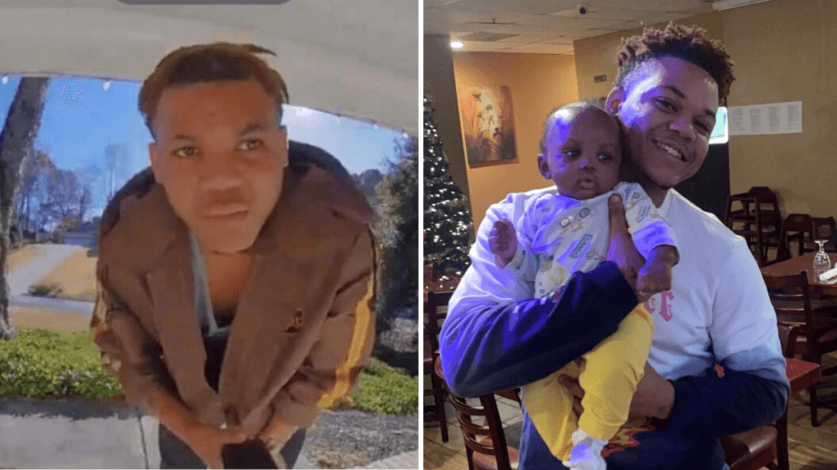 Mom Notices UPS Driver Leave a Message on Her Door Cam - What He Said Changed both Their Lives