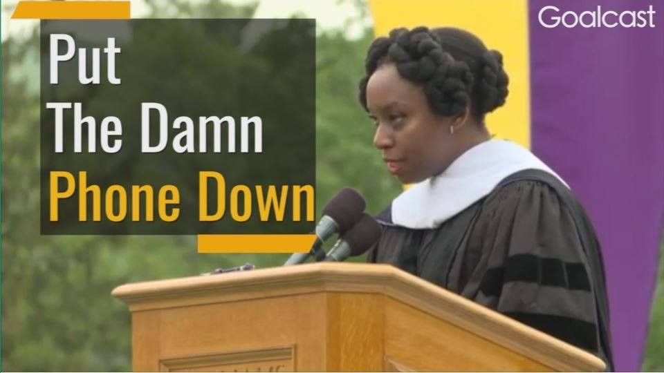 Chimamanda Ngozi Adichie: Put the Damn Phone Down