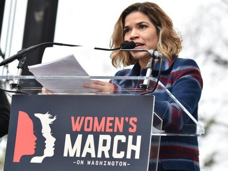 America Ferrera Womens March</p><p>