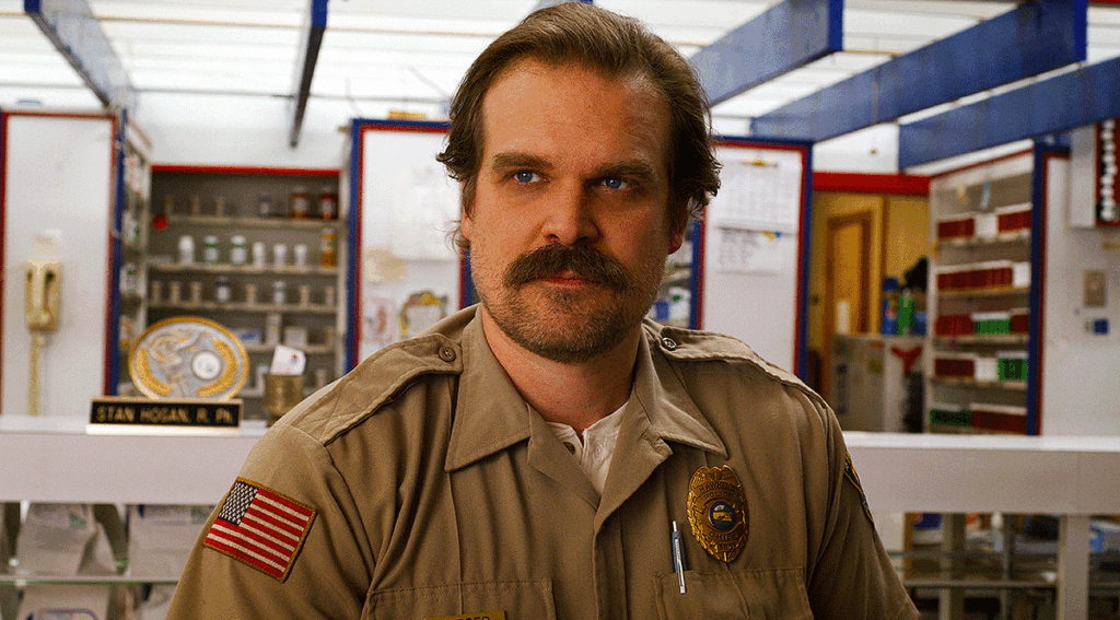 David Harbour as Jim Hopper in Stranger Things Season 3