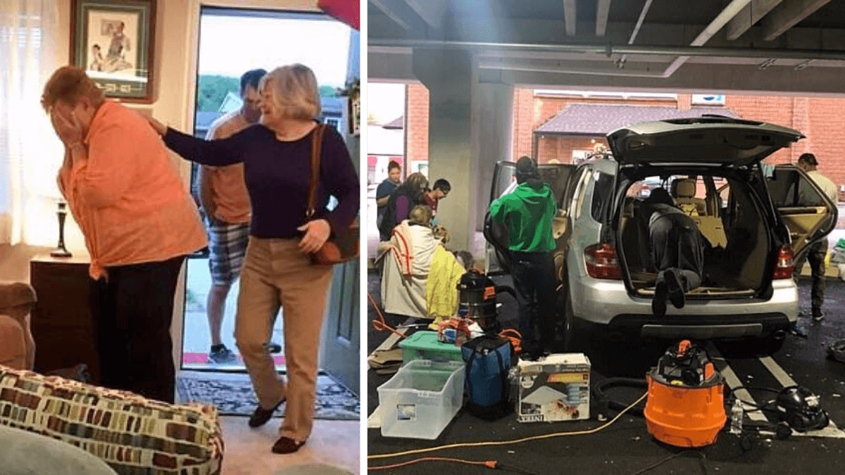 Woman Forced To Live In Car Gets A Knock On Her Window - What Happens Next Changes Her Life