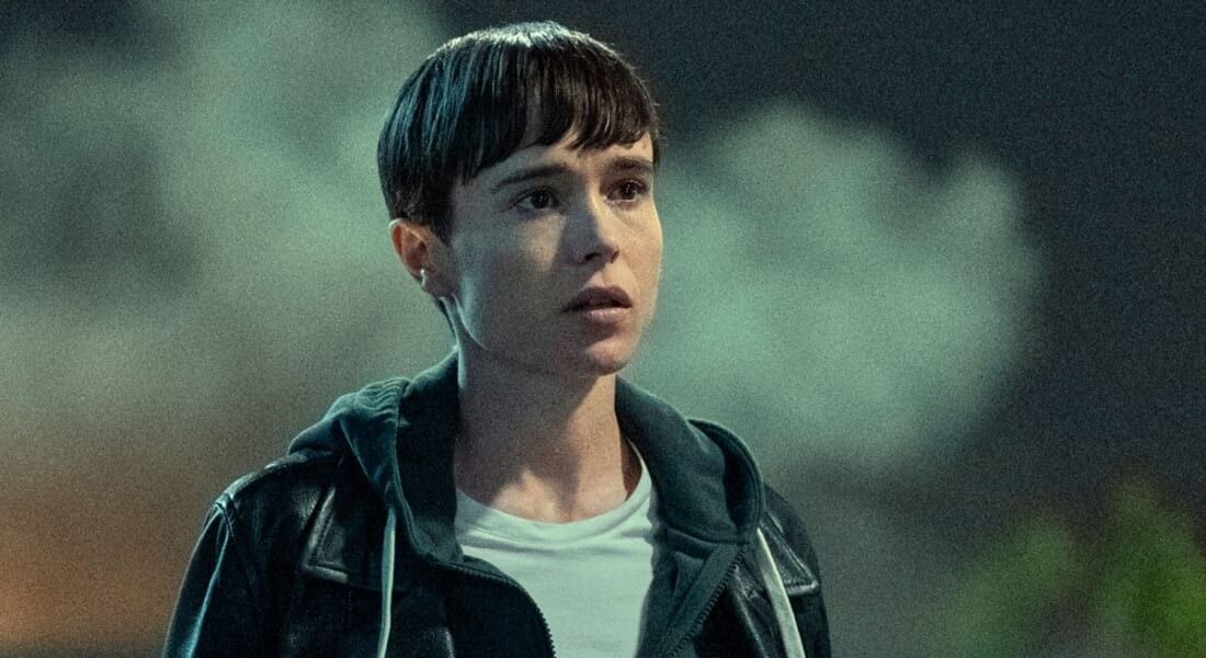 Elliot Page in the Umbrella Academy.