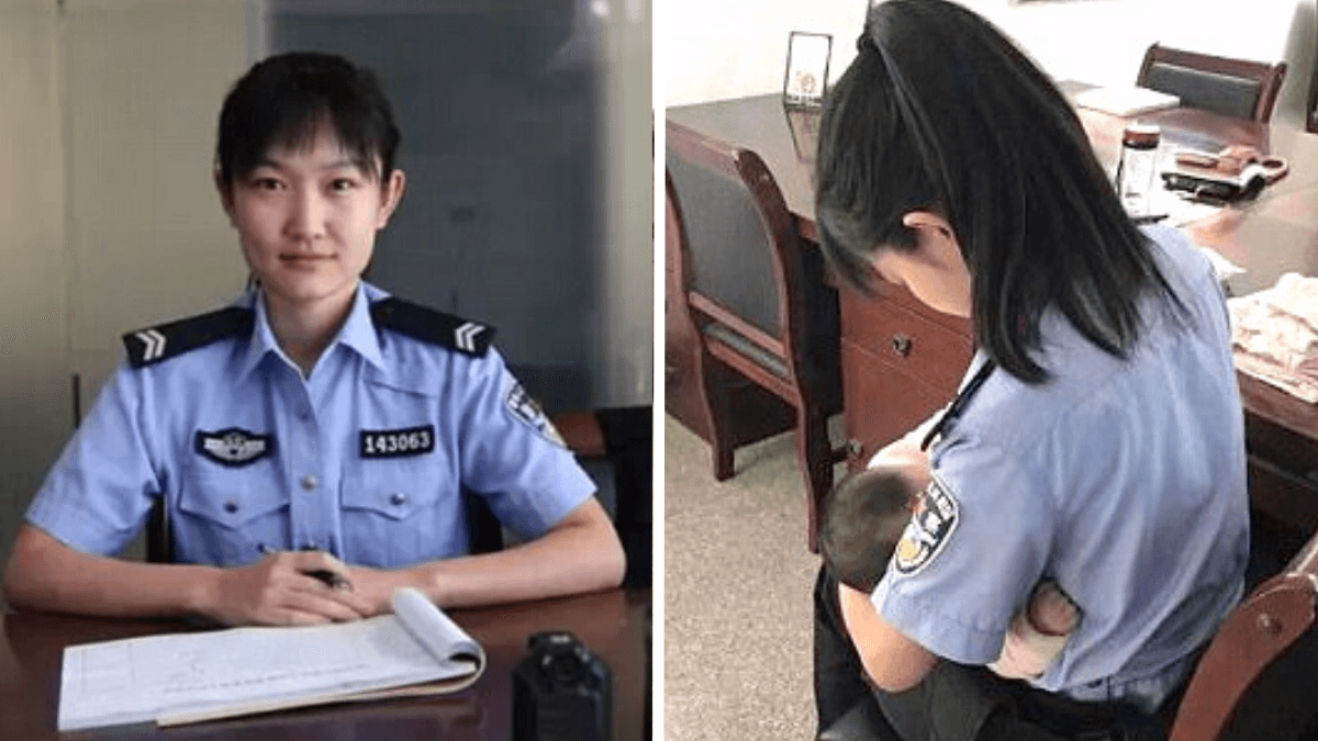 Police Officer Finds Suspect's Hungry Baby Crying While In Custody - Steps In With Outstanding Offer