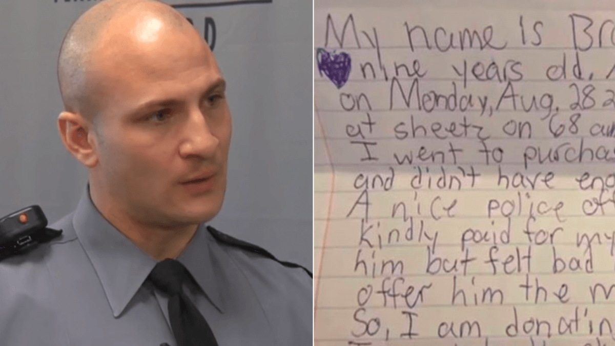 State Trooper Doesn't Hesitate to Buy Donuts for Young Girl Without Money — The Letter She Sends Him Afterwards Sets off Amazing Chain Reaction