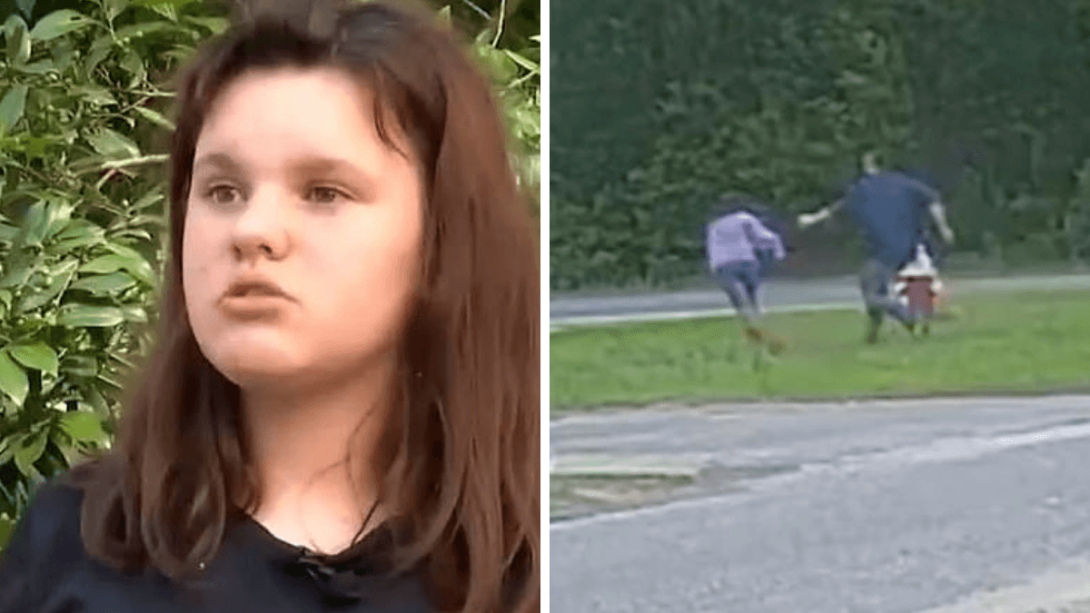 Quick-Thinking Girl Trusts Her Gut And Uses Slime To Escape Dangerous Predator