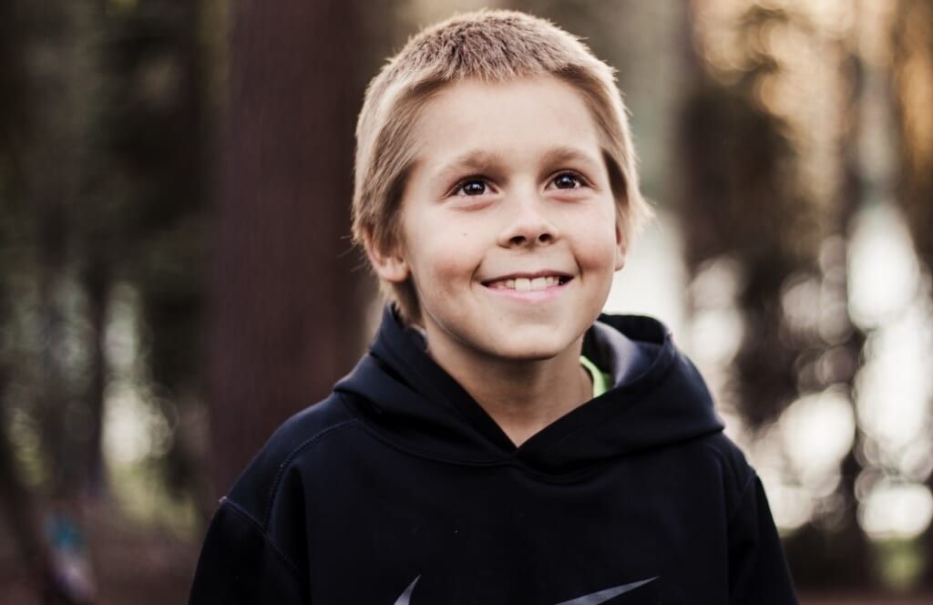 boy smiling