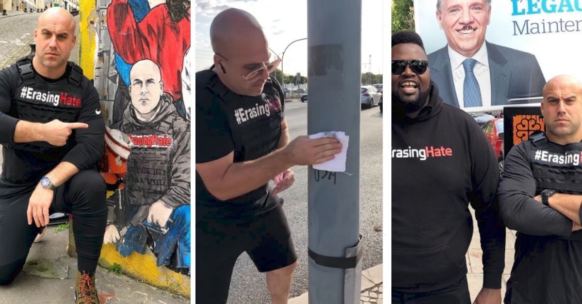 This Man Found a Greater Purpose By Literally Erasing Hate