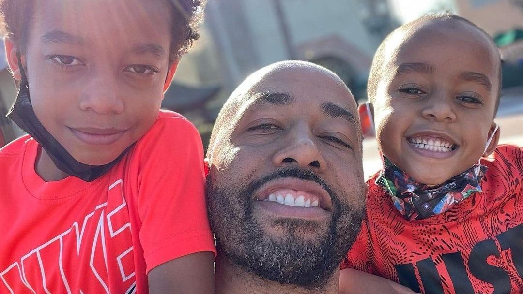 man with his two sons