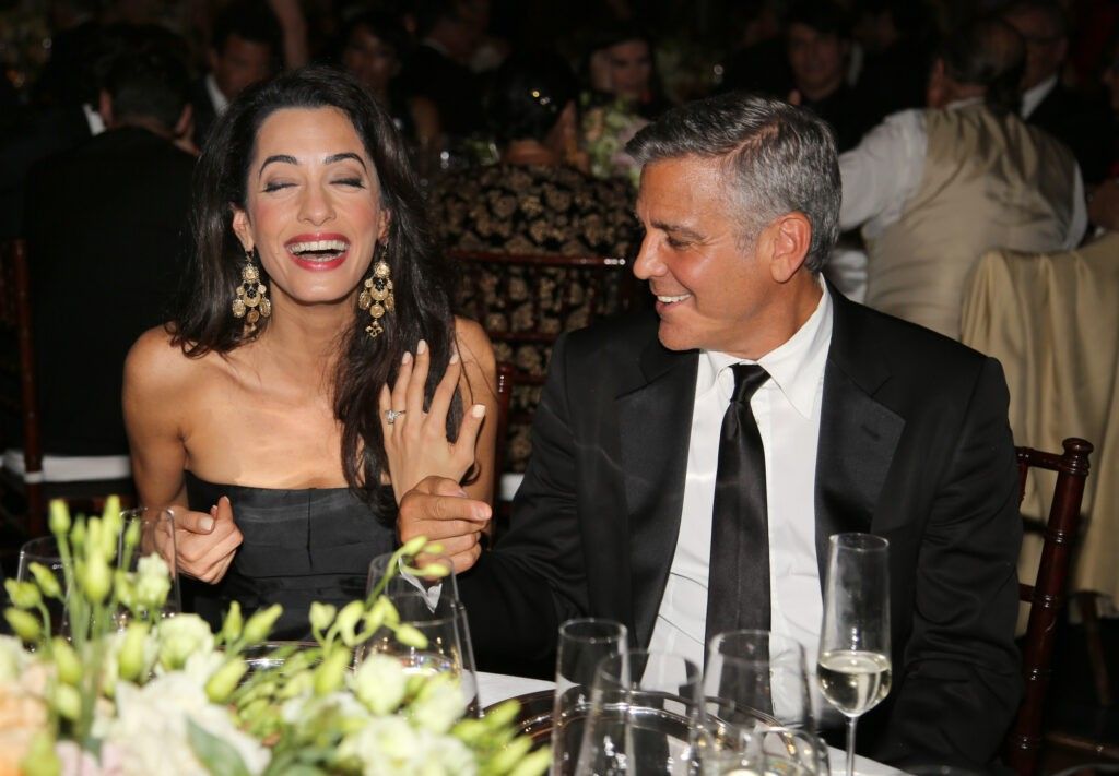 Amal and George Clooney