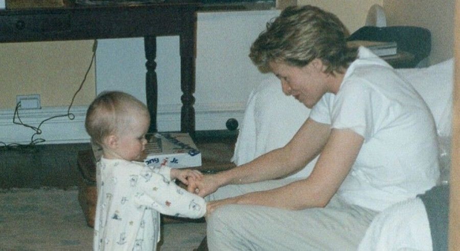 Kim Basinger with young daughter Ireland.