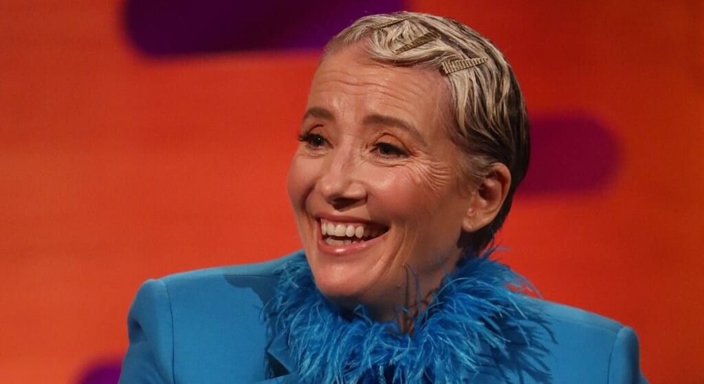 Dame Emma Thompson during an interview