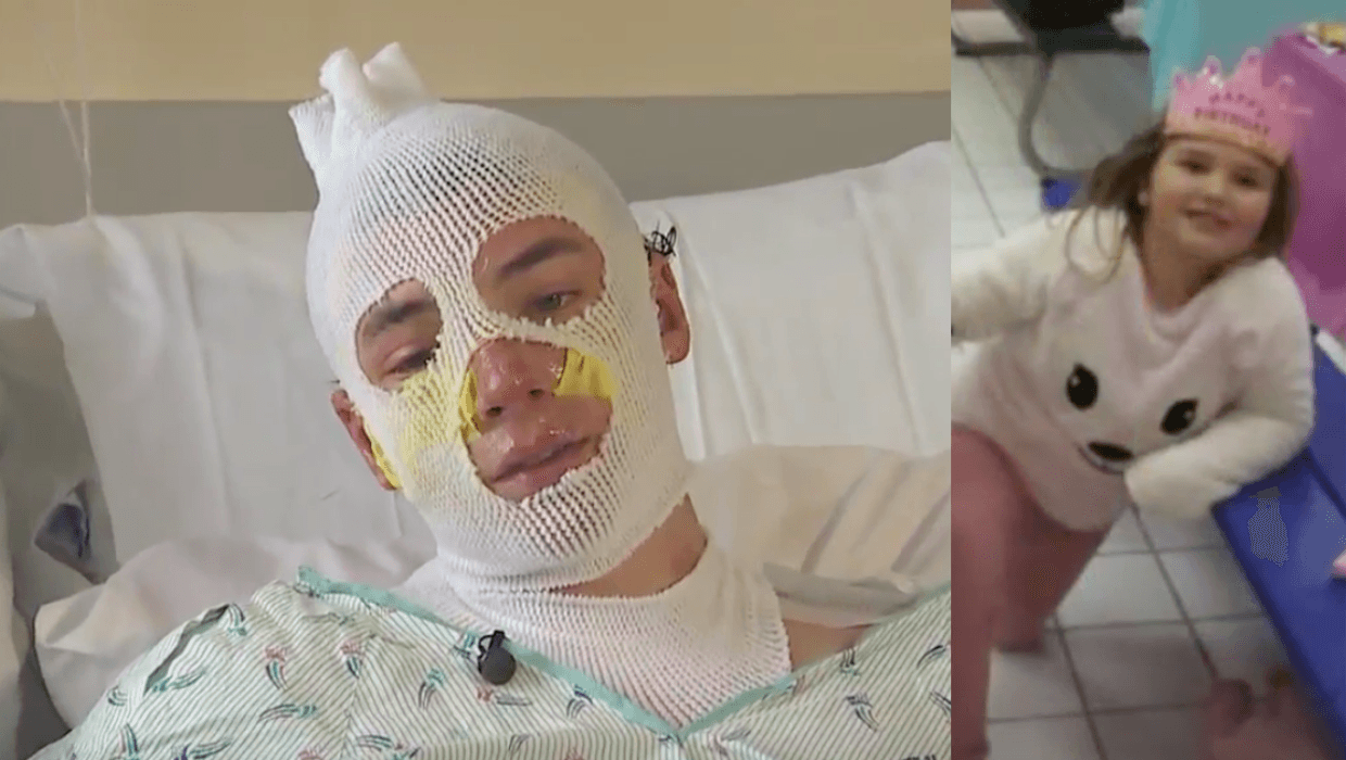 Heroic Uncle Rushes Into Burning Building to Save His Niece