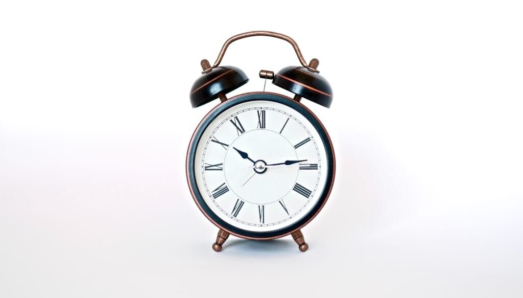 clock with white background