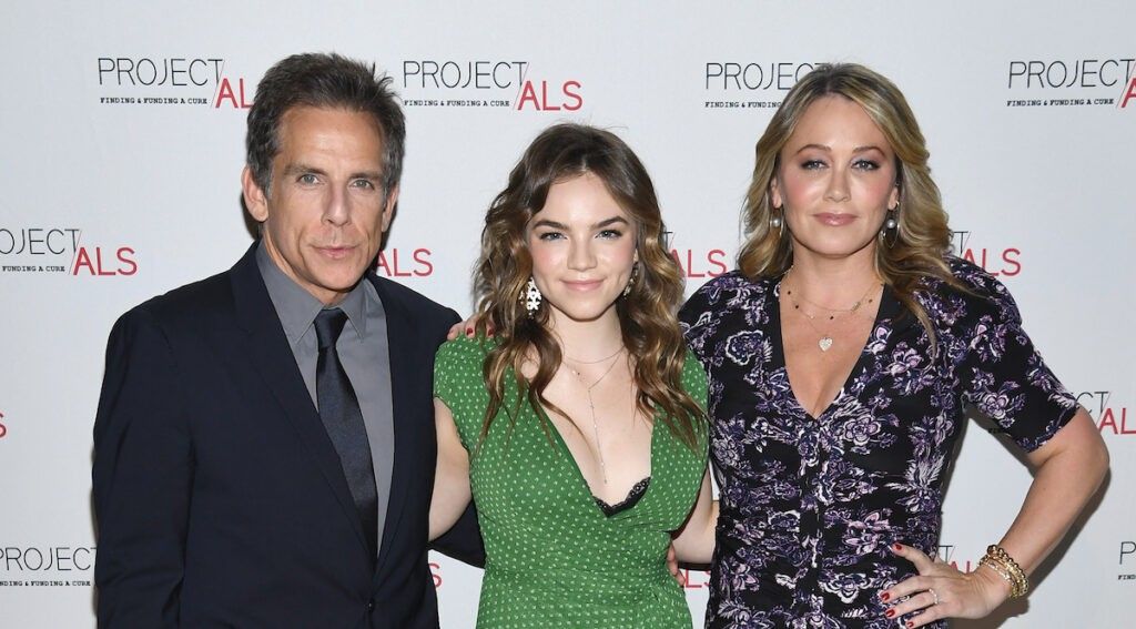 Ben stiller christine taylor and daughter ella olivia stiller 1024x567