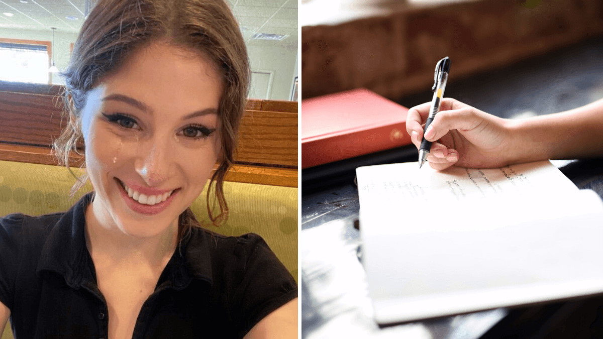 Busy Waitress Breaks Down Into Tears After Reading the Note a Widowed Customer Gave Her