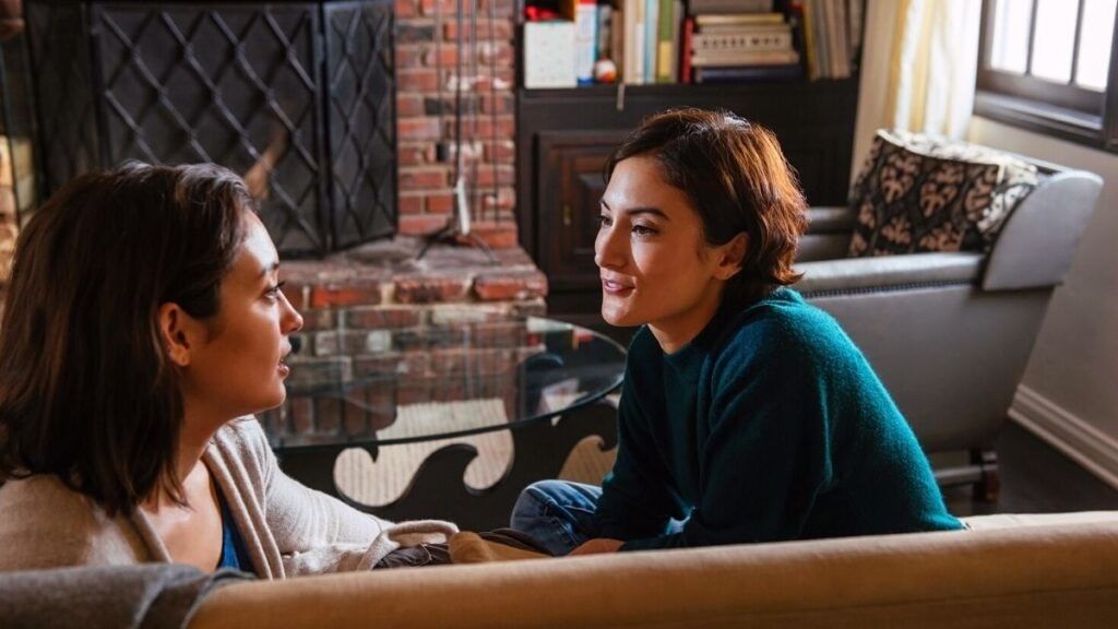 friends having an intimate conversation