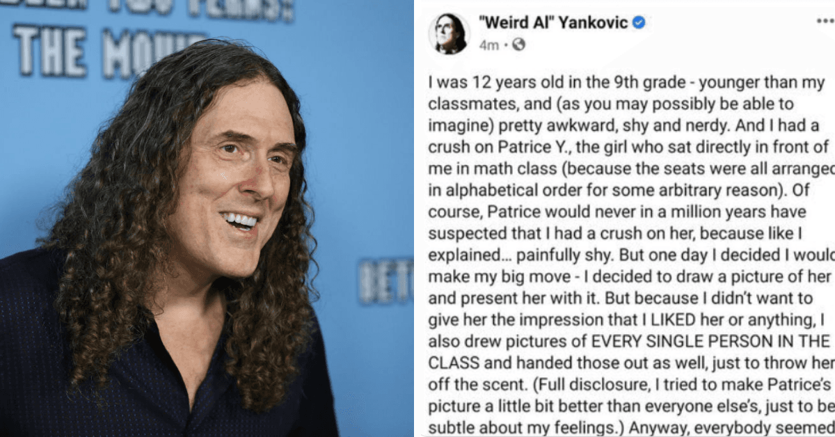 Weird Al' Yankovic Reconnects With High-School Crush 50 Years After Missed Connection