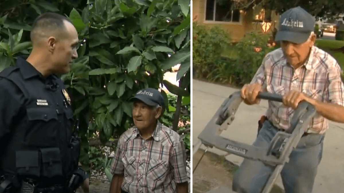 Police Officers Notice Tired 83-Year-Old Man in His Yard - Learn the Surprising Reason for His Exhaustion
