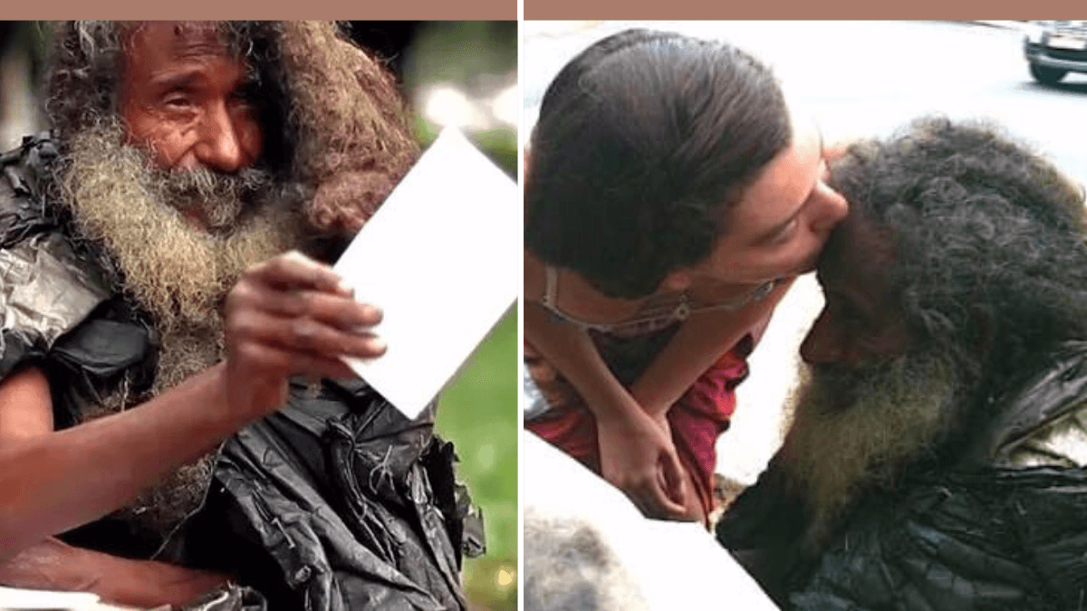 Stranger Walks By Homeless Poet - Her Kindness Leads to an Unexpected Reunion