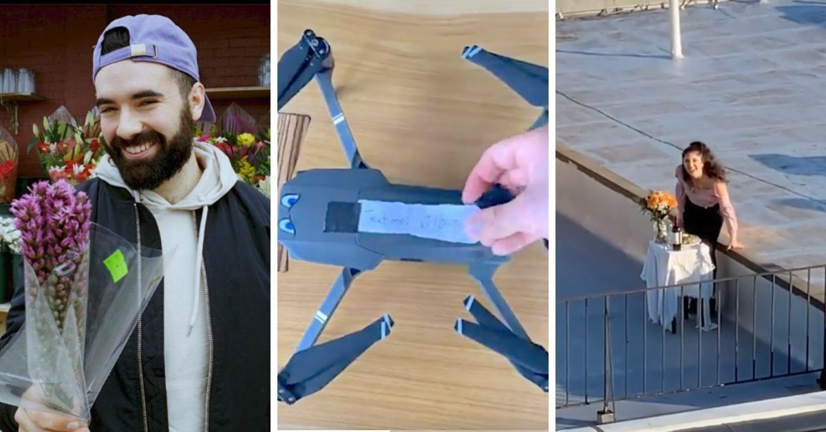 Brooklyn Man Beats Social Distancing By Using Drone to Ask A Woman Out