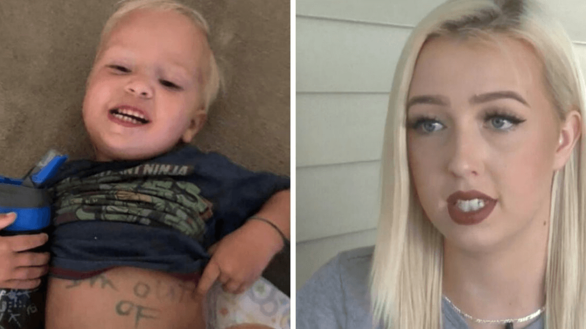 Appalled Mom Stands Up For Herself When Daycare Sends Son Back With Note Written On Belly