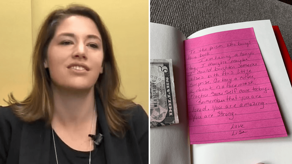 Woman Buys Book at Target - Finds a Life-Changing Letter That Sparks an Idea