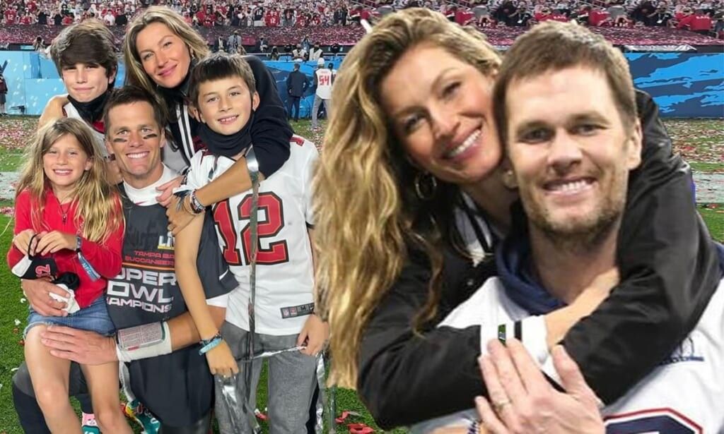 Tom Brady, Gisele B\u00fcndchen and their family